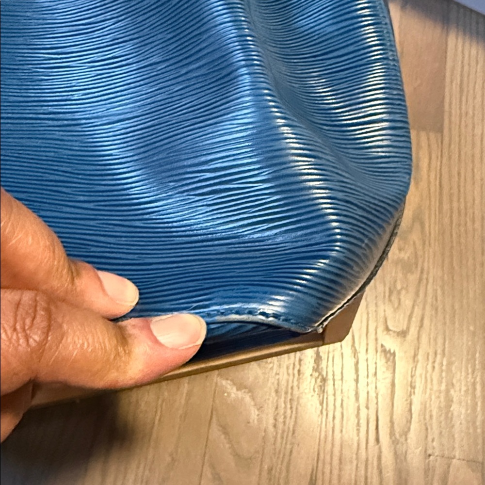 Louis Vuitton Blue Epi Petit Noe Bag - Picture 8 of 12